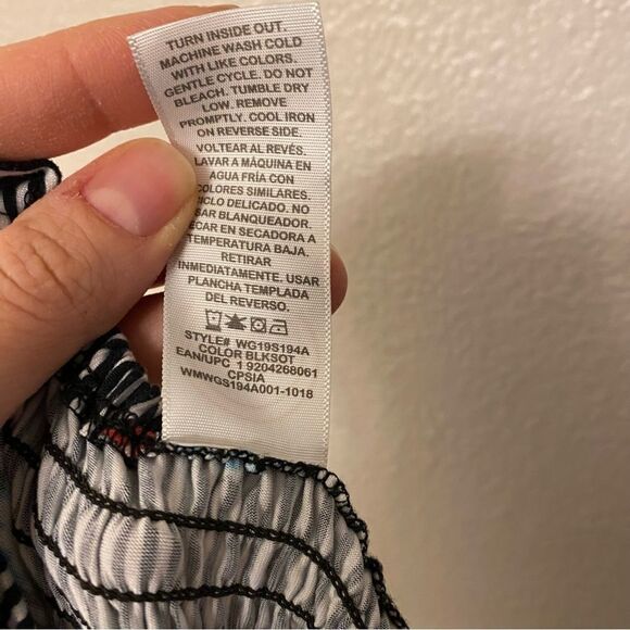 Wonder Nation Striped Jumpsuit floral Romper bodysuit stretchy jersey XL 14/16 - Picture 10 of 11